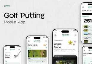 Proof Putting Golf App Design.